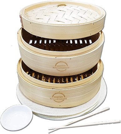 Mister Kitchenware Handmade Bamboo Steamer
