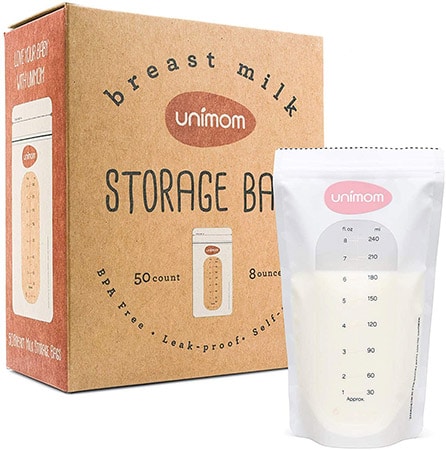 Unimom Premium 240ml Breast Milk Storage Bags