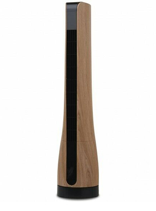 Goldair 90cm DC Tower Fan with Wood Finish