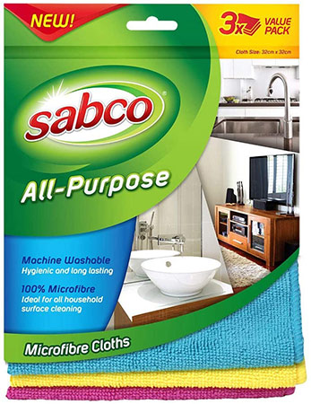 Sabco All Purpose Microfiber Cloths