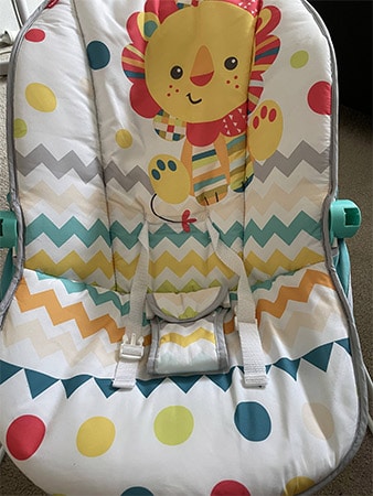 Fisher Price Baby’s Bouncer Review - seat pad