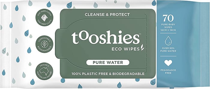 Tooshies Pure Water Eco Wipes