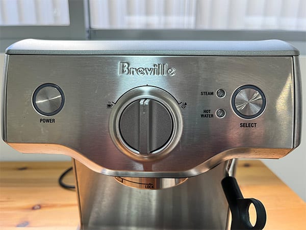 Breville the Duo Temp Pro Espresso Machine Review - buttons
